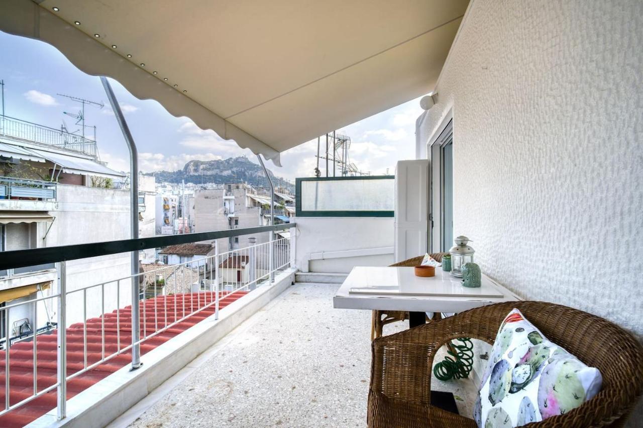 The Cactus Apartment With Large Sunny Balcony Atene Esterno foto